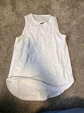 lululemon athletica White Racerback Performance Tank